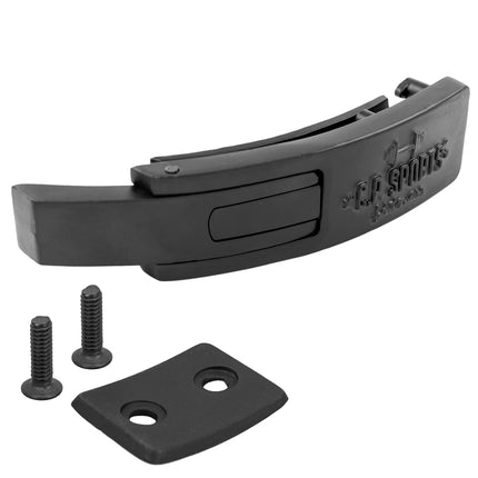 Powerschnalle aus Metall für Gewichthebegürtel mit C.P. SPORTS 3D-Logo - T9/Buckle