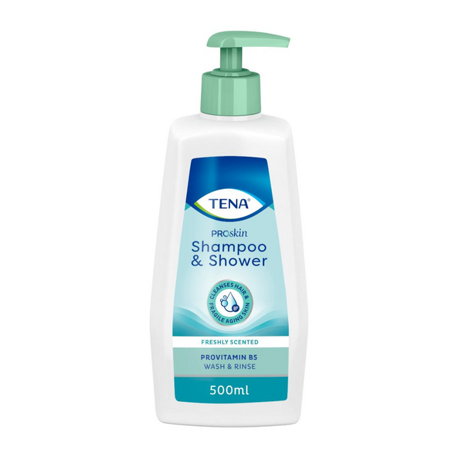 TENA Shampoo & Shower 500 ml | Packung (500 ml)