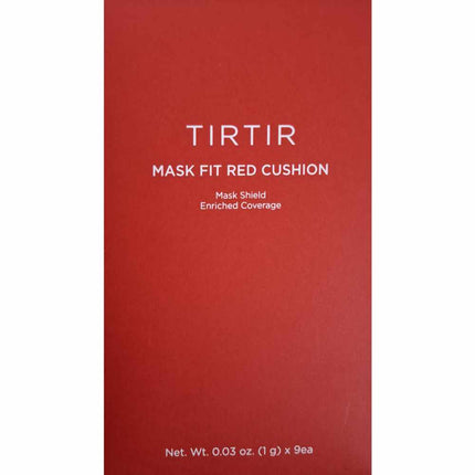 TIR TIR | Mask Fit Red Cushion - Mask Shield Enriched Coverage - 1 g x 9ea