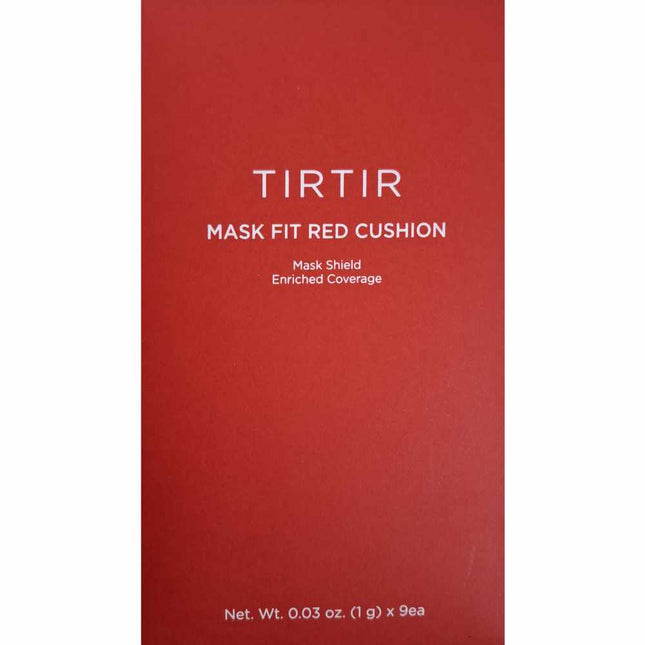 TIR TIR | Mask Fit Red Cushion - Mask Shield Enriched Coverage - 1 g x 9ea
