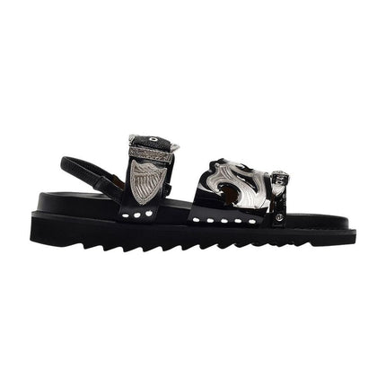 Aj1018 Flat Shoes - Toga Pulla - Black - Leather