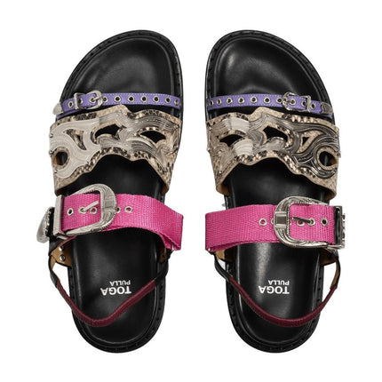 Aj1018 Sandals - Toga Pulla - Black - Leather