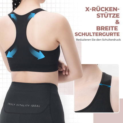TVI Damen Ärmelloses Radtrikot Fahrradweste Sommer Integrierter BH-Einsatz Atmungsaktiv