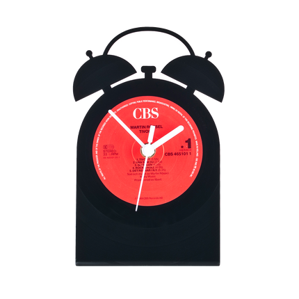 Schallplattentischuhr Wecker