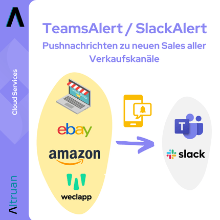 TeamsAlert / SlackAlert: Push Nachrichten zu neuen Sales