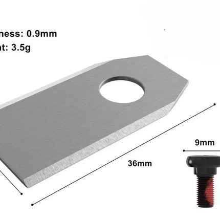 30x Edelstahl Messer für Sunseeker S4 & S5 | 36x18x0,9mm