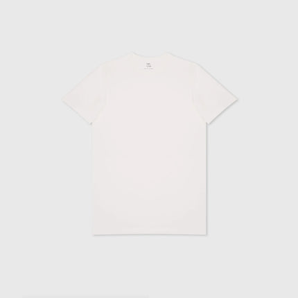 Baumwolle T-Shirt Weiß Long Fit – Made in Germany