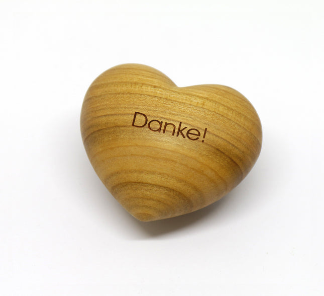 Thankgoods Holzherz Danke