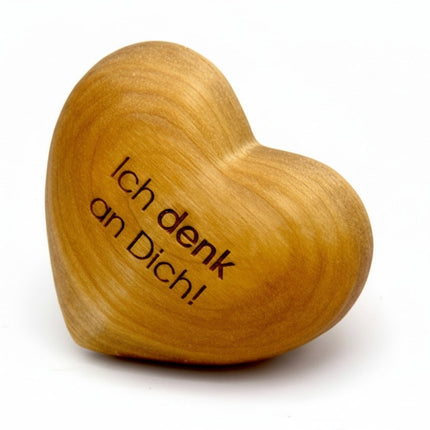 Thankgoods Holzherz Ich denk an Dich!