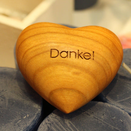 Thankgoods Holzherz Danke