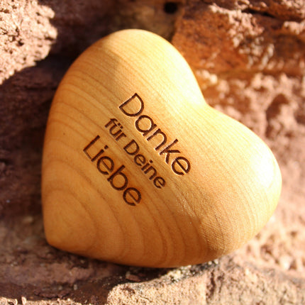 Thankgoods Holzherz Danke für Deine Liebe