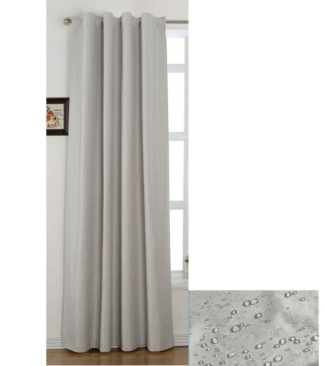 Thermo Jacquard Vorhang Oslo verdeckte Schlaufen Polar Fleece Verdunkelung Schutzabweisend (Höhe x Breite in cm) 20460
