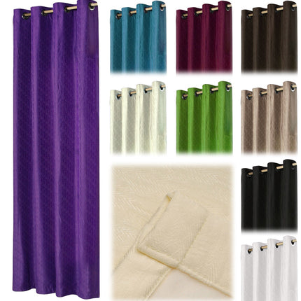 Thermo Ösen Vorhang mit Polar Fleece Rücken - 20500- 350gr./m², Gardine Matt Verdunkelungsstoff Blickdicht. 245cm x 140cm (HxB),  20500 20500
