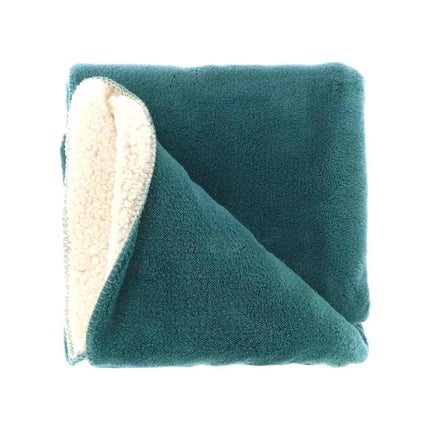 Kuscheldecke 130x180cm » Couchdecke Teddy-Stoff » Wohndecke "Tommie" mit Wendeoptik