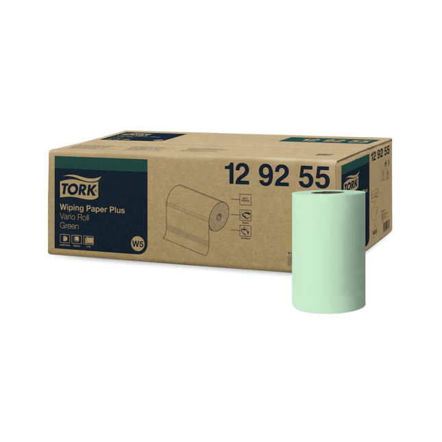 Tork 129255 Starke Mehrzweck-Papierwischtücher Advanced W5 2-lagig | Karton (10 Rollen)