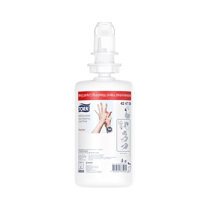 Tork 424709 Antimikrobielle Flüssigseife 1000 ml | Karton (6 Flaschen)