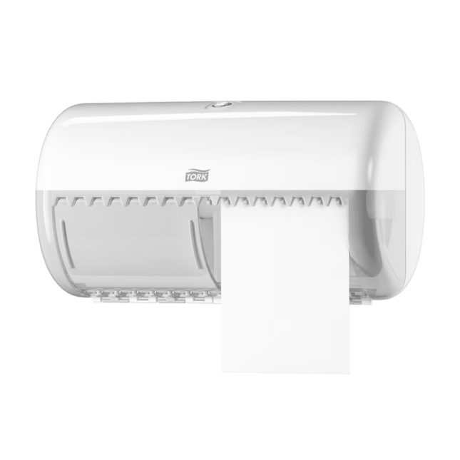 Tork 557000 Spender für Kleinrollen Toilettenpapier Elevation T4 | Packung (1 Stück)