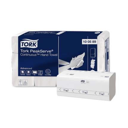 Tork PeakServe® 100589 Endlos™ Handtücher Advanced H5 1-lagig | Karton (12 Packungen)