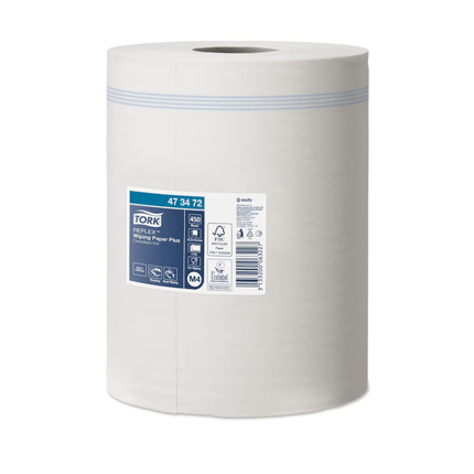 Tork Reflex™ 473472 Starke Mehrzweck-Papierwischtücher Advanced M4 2-lagig | Karton (6 Rollen)