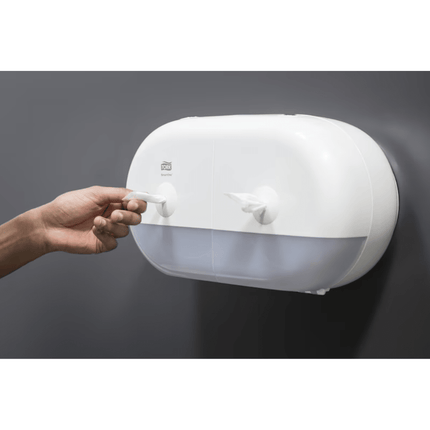 Tork SmartOne® 682000 Mini Doppelrollenspender für Toilettenpapier T9 | Packung (1 Stück)
