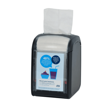 Tork Xpressnap Fit® 272900 Tischspender für Servietten | Karton (4 Packungen)