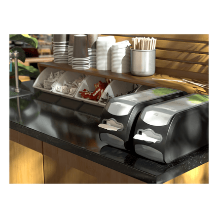 Tork Xpressnap Fit® 272901 Thekenspender für Servietten | Packung (1 Stück)