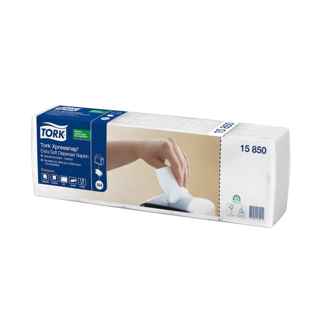 Tork Xpressnap® 15850 Extra Soft Spenderserviette N4 2-lagig | Karton (8 Packungen)