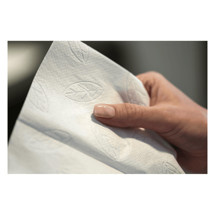 Tork 100278 extraweiche Zickzack-Handtücher Premium H3 2-lagig | Karton (15 Packungen)