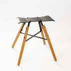 Schwarz Feinstruktur / 50cm Sitzhöhe