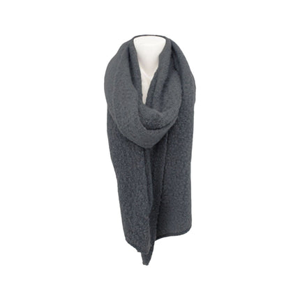 Winter Damen Schal Trapez » Bouclé Damenschal 200x40 cm » Winterschal Trapezschal » Alpaca Touch-Feeling | weich & flauschig