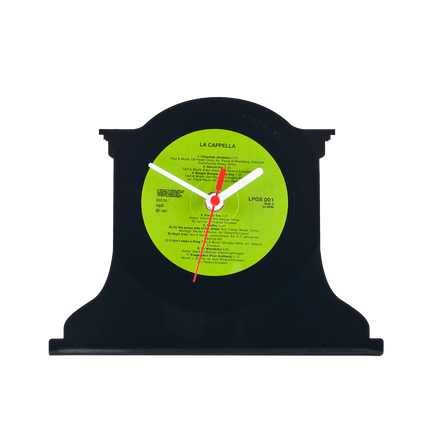 Schallplattentischuhr Retro #2