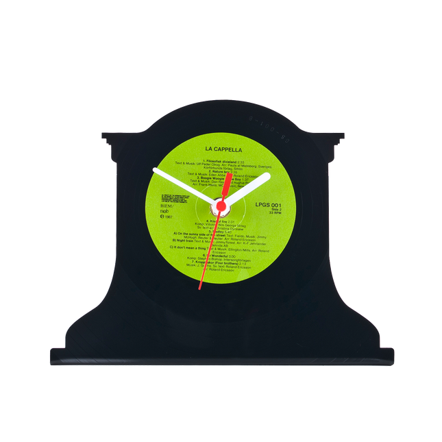 Schallplattentischuhr Retro #2