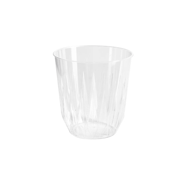 Trinkglas Diamond 250 ml - Transparentes Design für jeden Anlass | Packung (30 Stück)