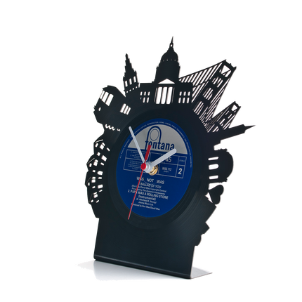 Schallplattentischuhr San Francisco