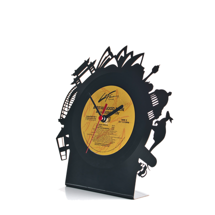 Schallplattentischuhr Sydney