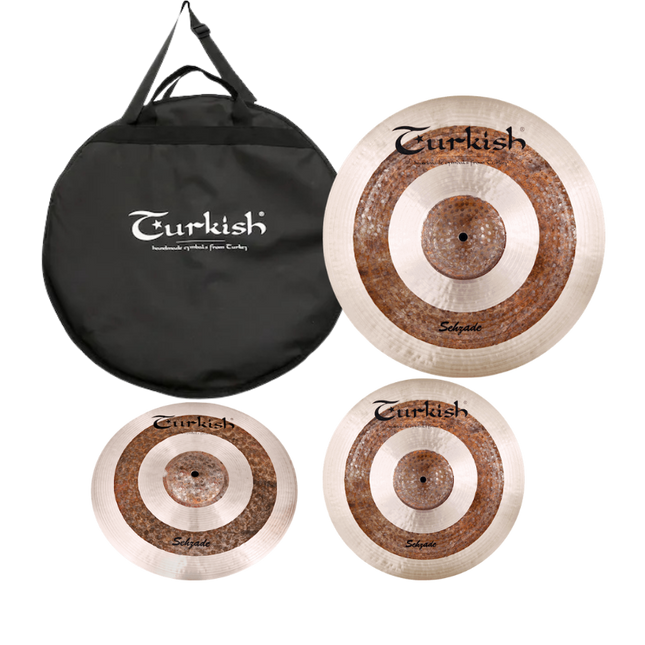 Turkish Cymbals Sehzade Set-Becken 2 (14"HH+16"C+20"R)
