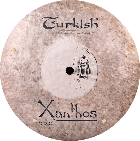 Turkish Cymbals Xanthos-Cast Flat Bell Sizzle-Becken