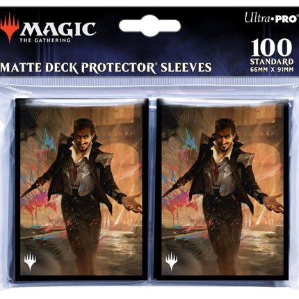Magic the Gathering Karten Hüllen: Streets of New Capenna featuring Anhelo, the Painter (100)