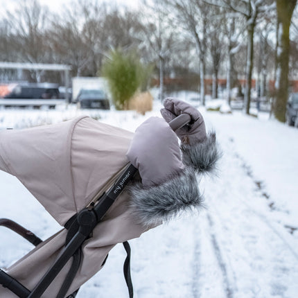 Handschuhe mit Fell für Kinderwagen – Handwärmer