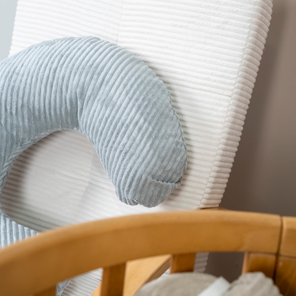 Stillkissen U-Form Cord mit abnehmbarem Bezug - ergonomisches Mondstillkissen