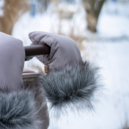 Handschuhe mit Fell für Kinderwagen – Handwärmer