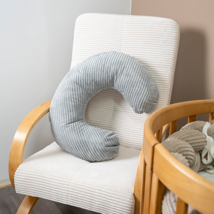 Stillkissen U-Form Cord mit abnehmbarem Bezug - ergonomisches Mondstillkissen