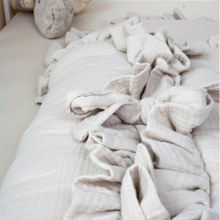 Babyschlafsack Cuddly Musselin mit Schleifen - ganzjähriger Puckschlafsack