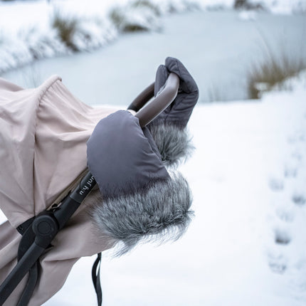 Handschuhe mit Fell für Kinderwagen – Handwärmer