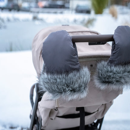Handschuhe mit Fell für Kinderwagen – Handwärmer