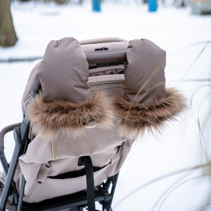 Handschuhe mit Fell für Kinderwagen – Handwärmer
