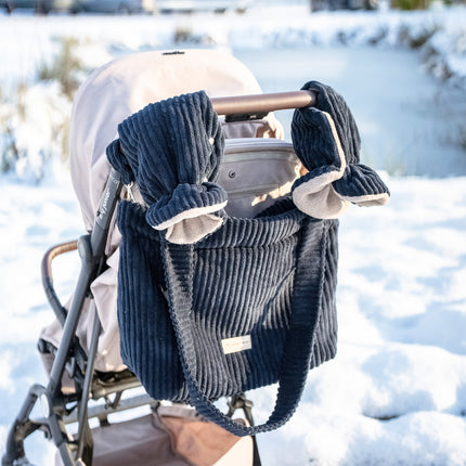 Handschuhe Cord für den Kinderwagen - Handwärmer