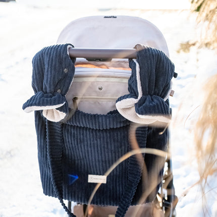Handschuhe Cord für den Kinderwagen - Handwärmer