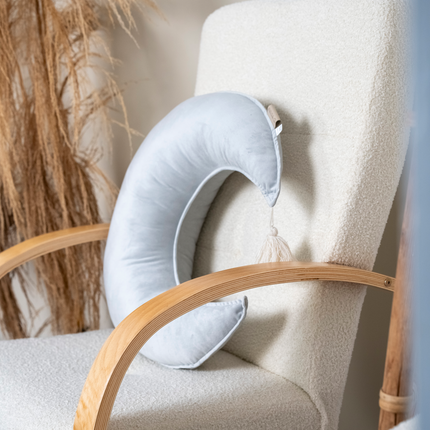 Stillkissen Halbmond Velours– Komfort, Unterstützung & vielseitige Nutzung