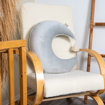 Stillkissen Halbmond Velours– Komfort, Unterstützung & vielseitige Nutzung